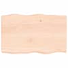 vidaXL lauaplaat, 80 x 50 x (2-6) cm, t&auml;ispuit, naturaalsed servad