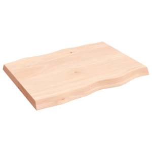 Stolní deska 80x60x(2-6) cm neošetřený masivní dřevo živá hrana - obrázek 4