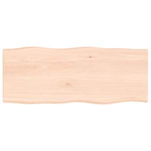 Stolní deska 100 x 40 x 2 cm neošetřený masivní dub živá hrana - obrázek 2