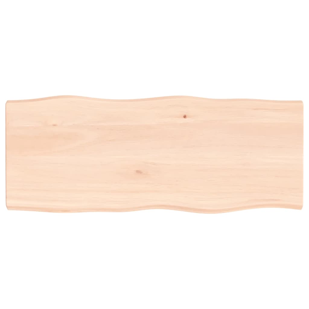 vidaXL Blat masă 100x40x(2-4) cm lemn stejar netratat contur organic