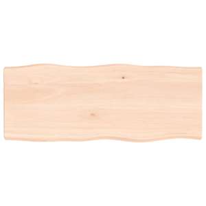 Stolní deska 100x40x(2-4)cm neošetřený masivní dřevo živá hrana - obrázek 2