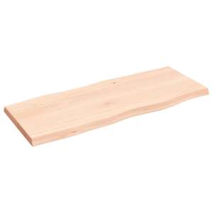 Stolní deska 100x40x(2-4)cm neošetřený masivní dřevo živá hrana - obrázek 4