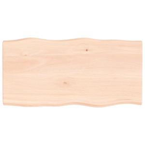 Stolní deska 100x50x(2-4)cm neošetřený masivní dřevo živá hrana - obrázek 2