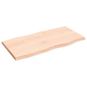 Stolní deska 100x50x(2-4)cm neošetřený masivní dřevo živá hrana - obrázek 4