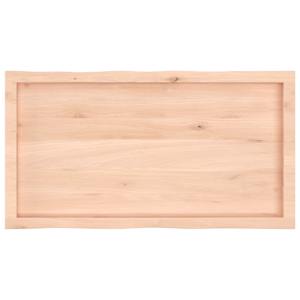 Stolní deska 100x50x(2-4)cm neošetřený masivní dřevo živá hrana - obrázek 5