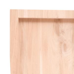 Stolní deska 100x50x(2-4)cm neošetřený masivní dřevo živá hrana - obrázek 7