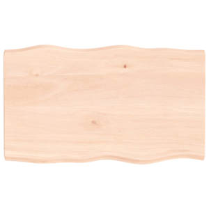Stolní deska 100x60x(2-4)cm neošetřený masivní dřevo živá hrana - obrázek 2