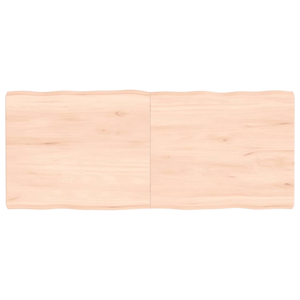 vidaXL Blat masă 120x50x(2-6) cm lemn stejar netratat contur organic