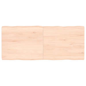 Stolní deska 120x50x(2-6)cm neošetřený masivní dřevo živá hrana - obrázek 1