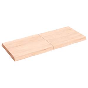 Stolní deska 120x50x(2-6)cm neošetřený masivní dřevo živá hrana - obrázek 2