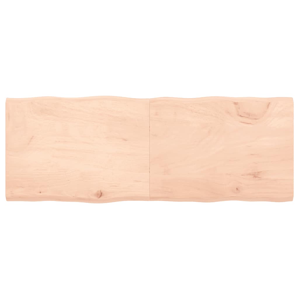 vidaXL StolnĂ­ deska 160x60x(2-4)cm neoĹˇetĹ™enĂ˝ masivnĂ­ dĹ™evo ĹľivĂˇ hrana
