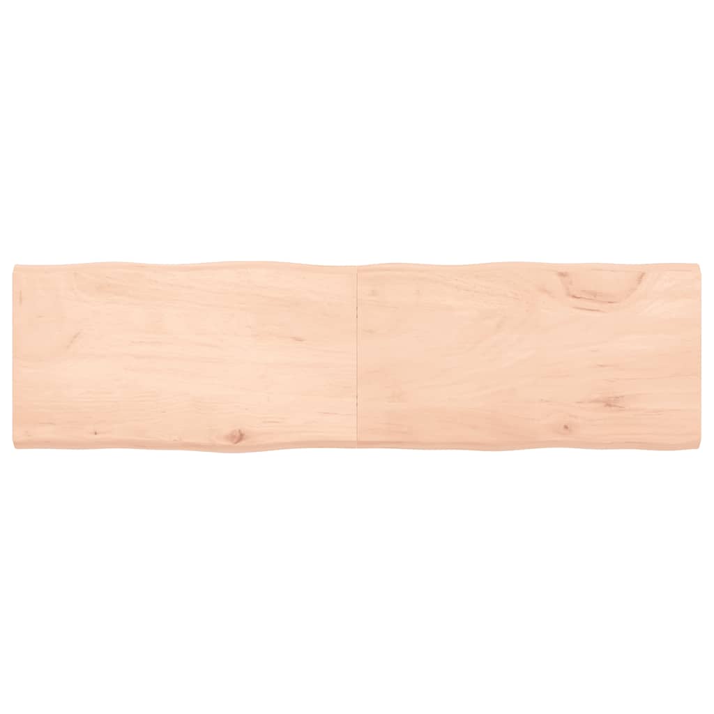 vidaXL Blat masă 180x50x(2-4) cm lemn stejar netratat contur organic