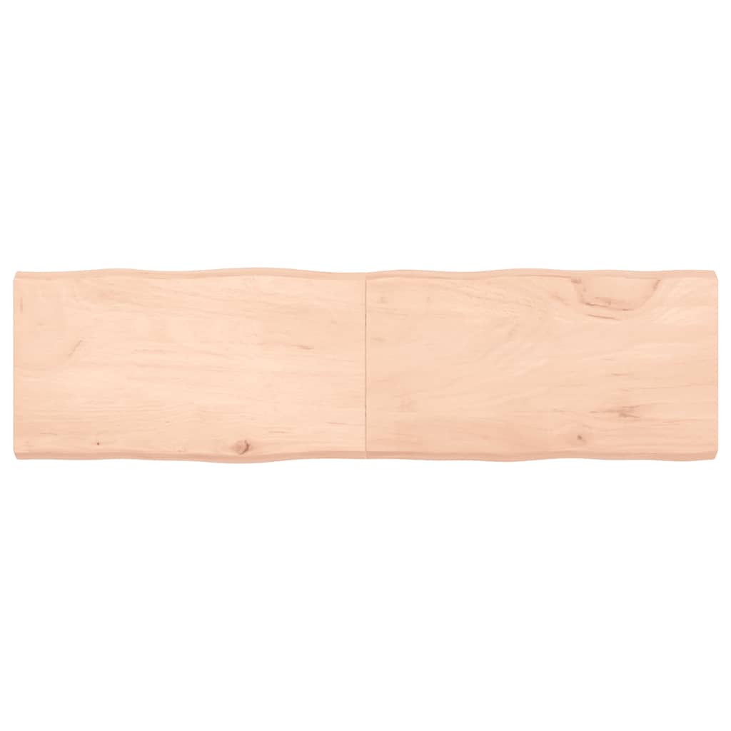 vidaXL StolnĂ­ deska 180x50x(2-6)cm neoĹˇetĹ™enĂ˝ masivnĂ­ dĹ™evo ĹľivĂˇ hrana