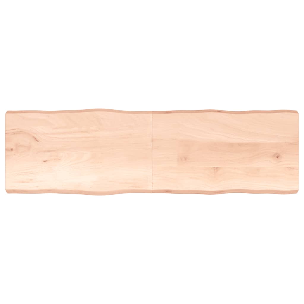 Thumbnail - vidaXL Tischplatte 200x60x(2-6) cm Massivholz Unbehandelt Baumkante