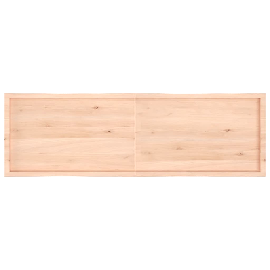 Thumbnail - vidaXL Tischplatte 200x60x(2-6) cm Massivholz Unbehandelt Baumkante