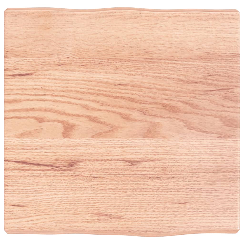 vidaXL Tampo de secretária 40x40x4 cm carvalho tratado castanho-claro