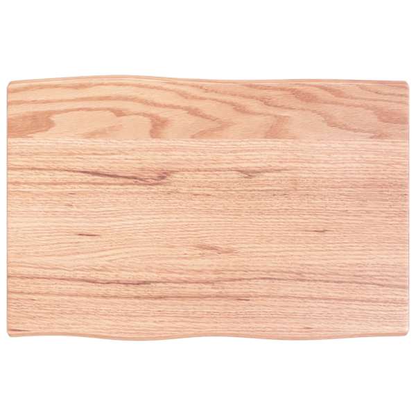 vidaXL lauaplaat, helepruun 60x40x2 cm, t&ouml;&ouml;deldud tammepuit