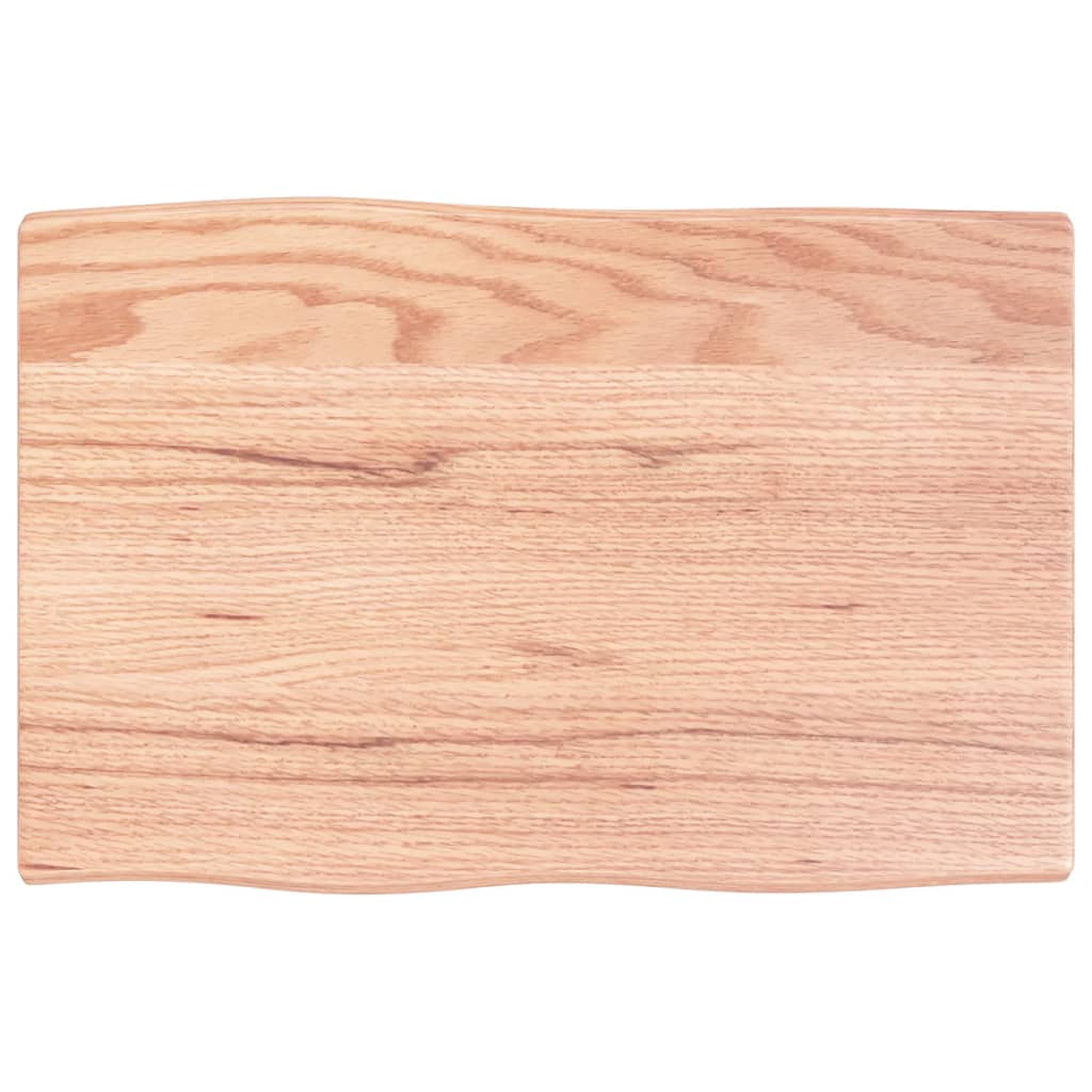 vidaXL Tampo de secretária 60x40x2 cm carvalho tratado castanho-claro