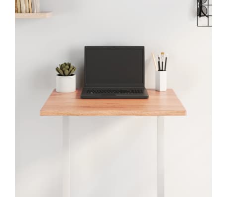 Tablero De Mesa De Roble Macizo - Tamaño 40x40x2 Cm, Barnizado, Borde Natural. Ideal Para Renovar Mesas O Proyectos DIY.