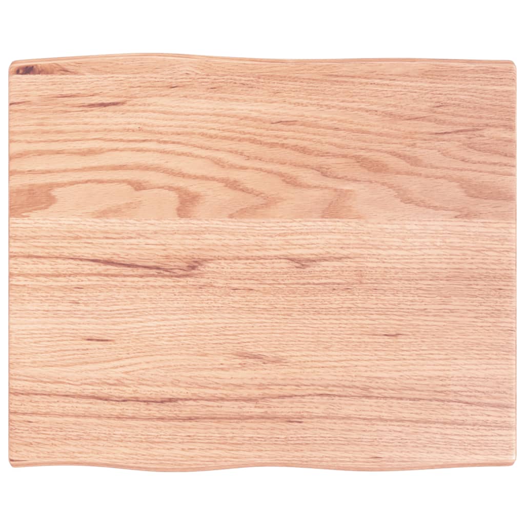 vidaXL Tampo de secretária 60x50x2 cm carvalho tratado castanho-claro