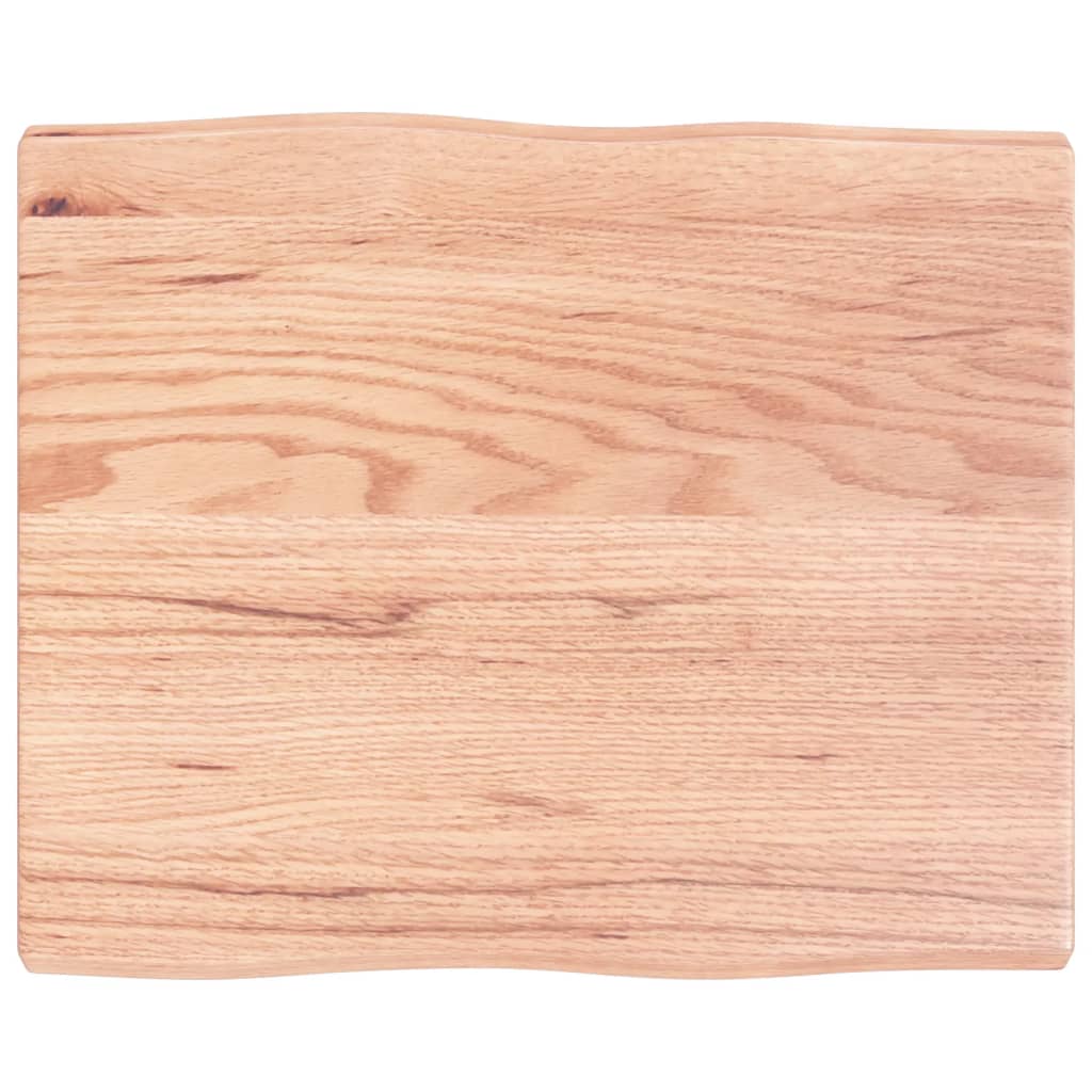 vidaXL Dessus de bureau marron clair 60x50x4 cm bois chêne traité