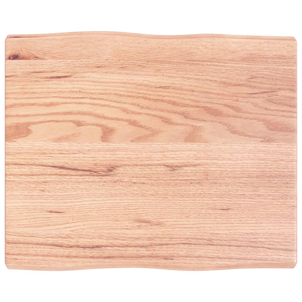 Dessus de table bois chêne massif traité bordure assortie