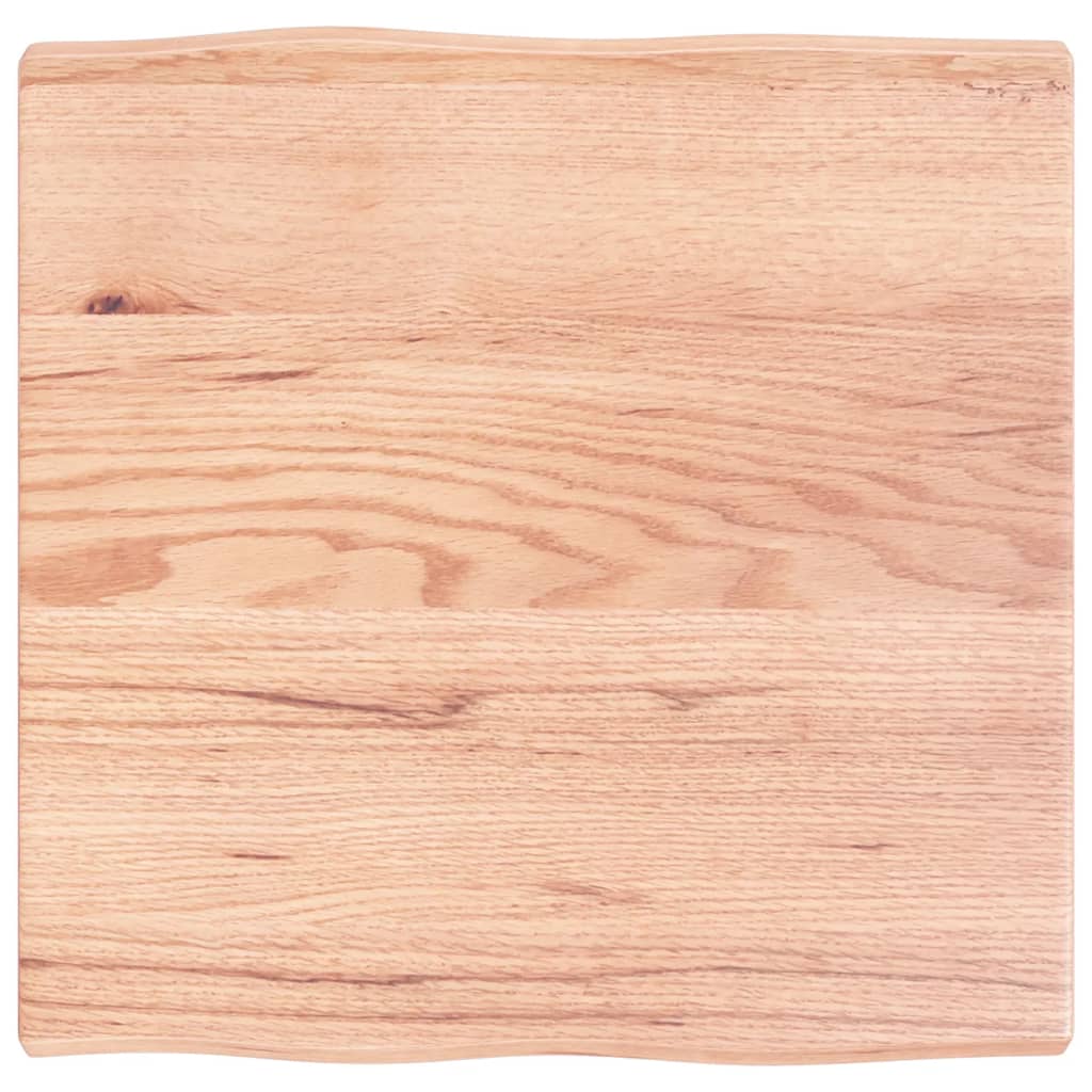 vidaXL Blat masă, 60x60x(2-4) cm, maro, lemn tratat contur organic
