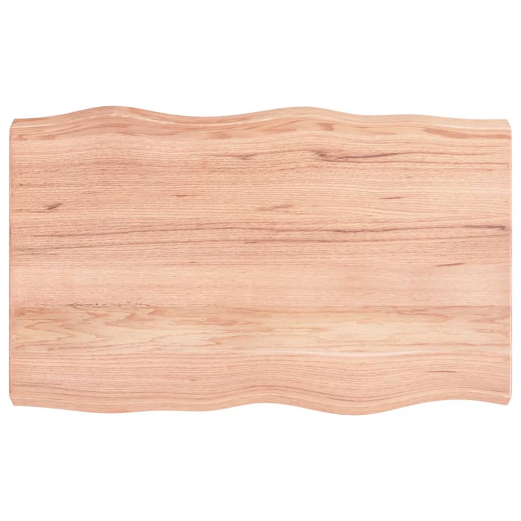 Dessus de table bois chêne massif traité bordure assortie
