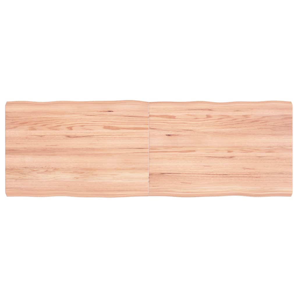 Dessus de table bois chêne massif traité bordure assortie