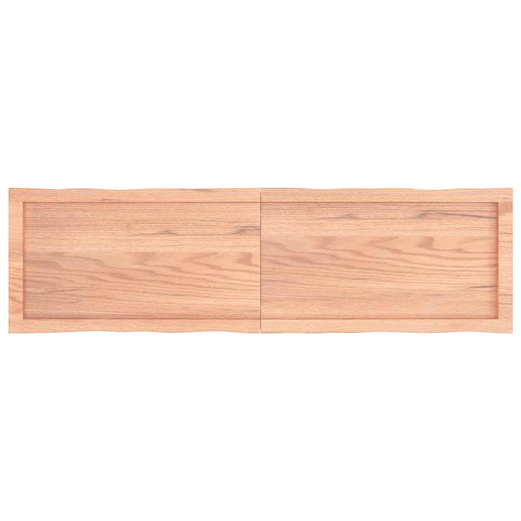 Thumbnail - vidaXL Tischplatte 140x40x(2-4) cm Massivholz Behandelt Baumkante