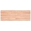 vidaXL lauaplaat, helepruun, 140 x 50 x (2-6) cm, t&ouml;&ouml;deldud t&auml;ispuit