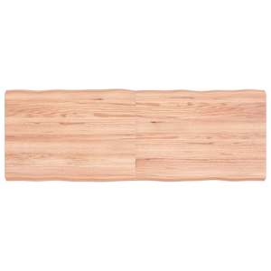 Mizna plošča sv. rjava 140x50x(2-6)cm obdelana trdna hrastovina