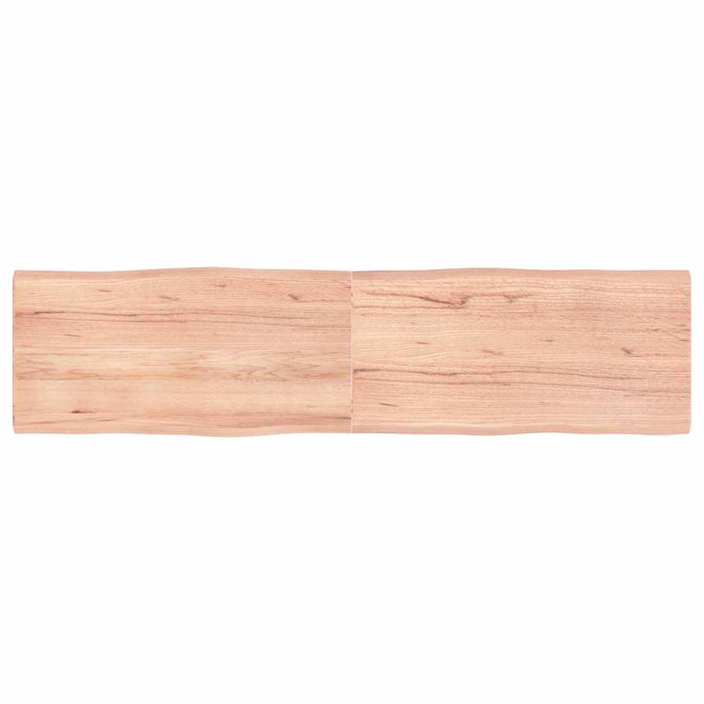vidaXL Blat masă, 160x40x(2-4) cm, maro, lemn tratat contur organic
