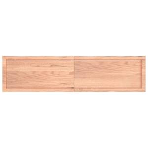 Stolní deska hnědá 160x40x(2-4)cm ošetřený dřevo živá hrana - obrázek 3
