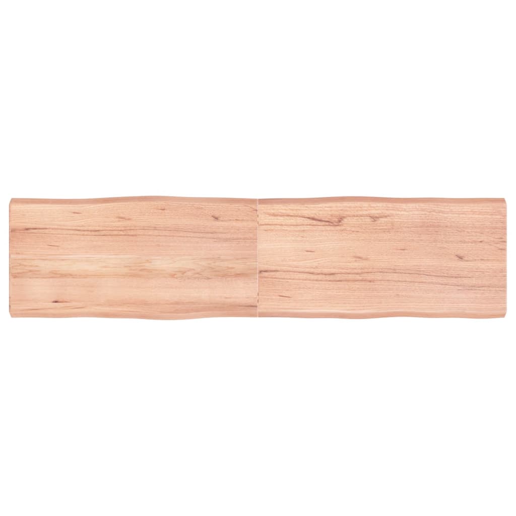 vidaXL Blat masă, 160x40x(2-6) cm, maro, lemn tratat contur organic