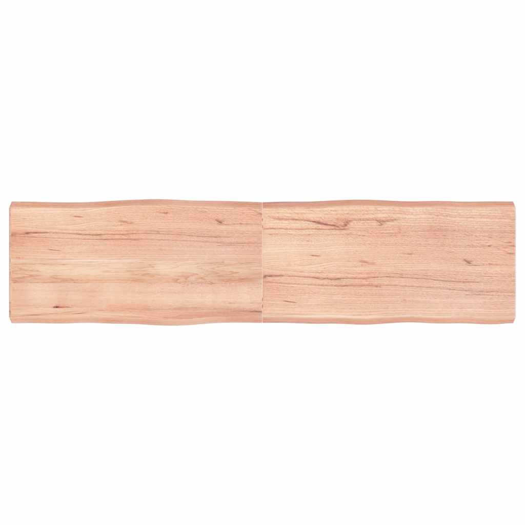 vidaXL StolnĂ­ deska hnÄ›dĂˇ 160x40x(2-6)cm oĹˇetĹ™enĂ˝ dĹ™evo ĹľivĂˇ hrana