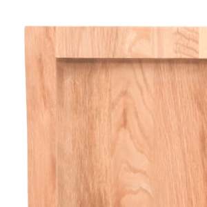 Stolní deska hnědá 160x40x(2-6)cm ošetřený dřevo živá hrana - obrázek 7