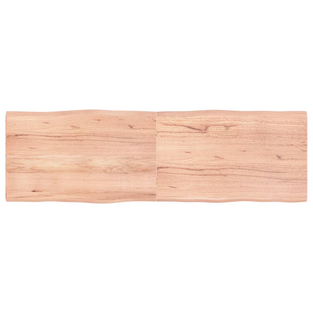 vidaXL StolnĂ­ deska hnÄ›dĂˇ 160x50x(2-4)cm oĹˇetĹ™enĂ˝ dĹ™evo ĹľivĂˇ hrana