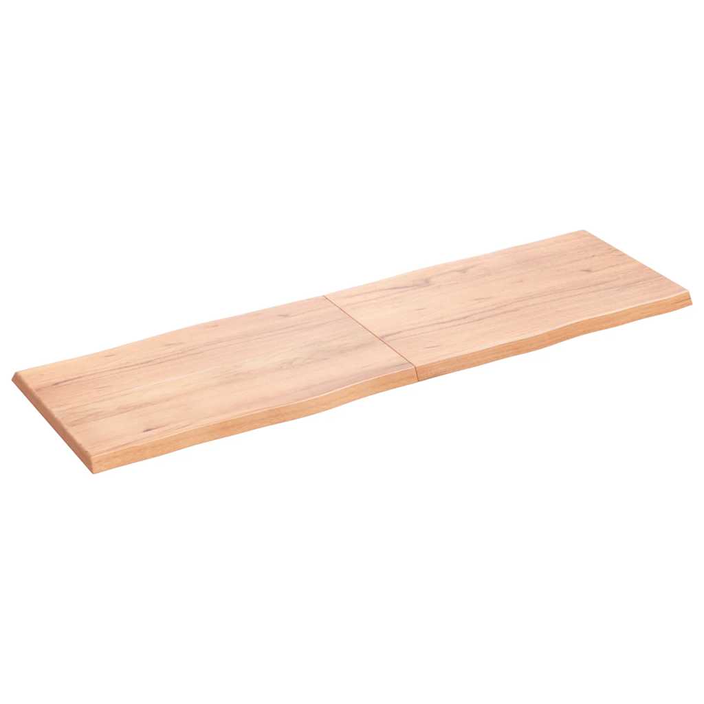 vidaXL Blat masă, 160x50x(2-4) cm, maro, lemn tratat contur organic