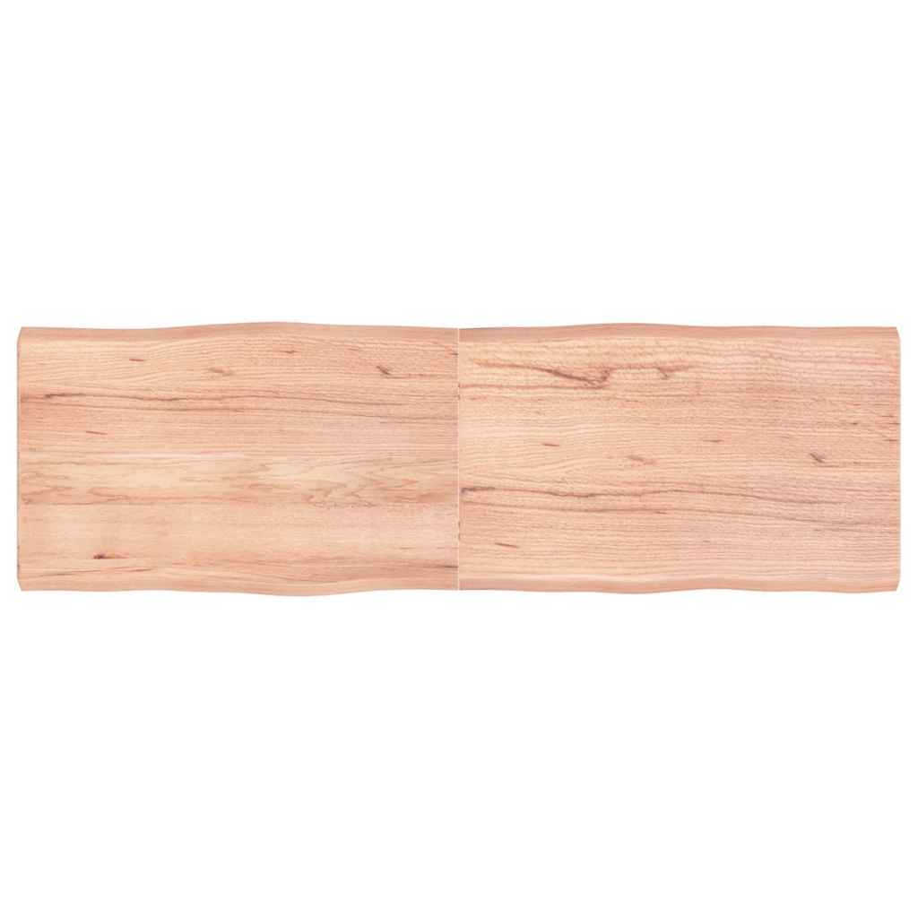 vidaXL Blat masă, 160x50x(2-6) cm, maro, lemn tratat contur organic