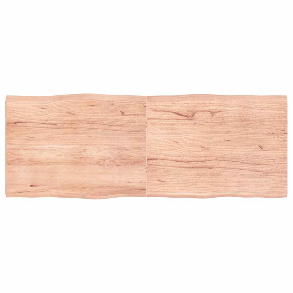 vidaXL Blat masă, 160x60x(2-4) cm, maro, lemn tratat contur organic