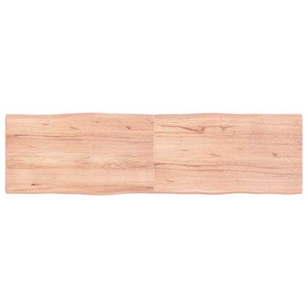 vidaXL lauaplaat, helepruun, 180 x 50 x (2-4) cm, t&ouml;&ouml;deldud t&auml;ispuit