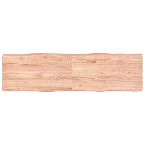 vidaXL lauaplaat, helepruun, 180 x 50 x (2-6) cm, t&ouml;&ouml;deldud t&auml;ispuit