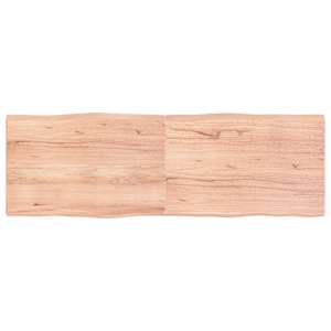 Mizna plošča sv. rjava 180x60x(2-4)cm obdelana trdna hrastovina