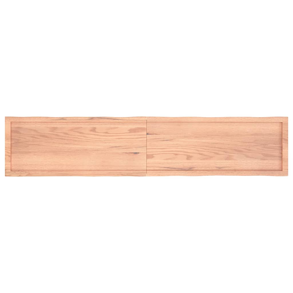 Thumbnail - vidaXL Tischplatte 200x40x(2-4) cm Massivholz Behandelt Baumkante