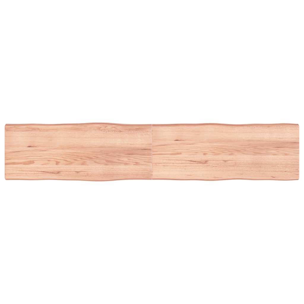 vidaXL Blat masă, 200x40x(2-6) cm, maro, lemn tratat contur organic