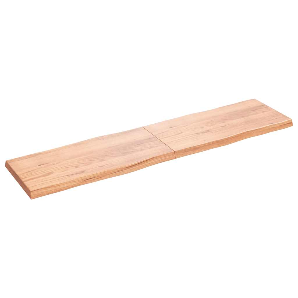 Thumbnail - vidaXL Tischplatte 200x50x(2-6) cm Massivholz Behandelt Baumkante