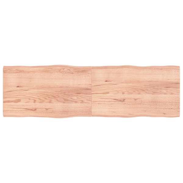 vidaXL lauaplaat, helepruun, 200 x 60 x (2&ndash;4) cm, t&ouml;&ouml;deldud t&auml;ispuit