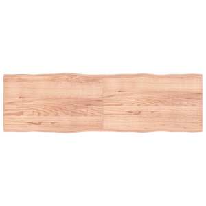 Mizna plošča sv. rjava 200x60x(2-4)cm obdelana trdna hrastovina