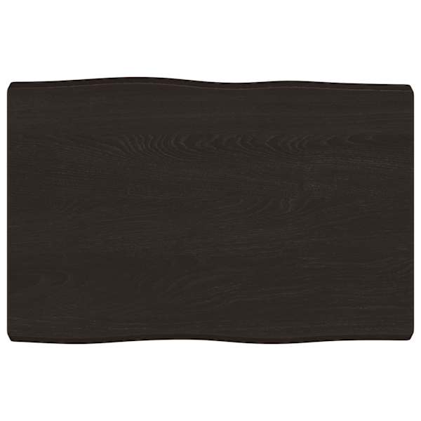 vidaXL lauaplaat, tumepruun, 60 x 40 x (2-4) cm, t&ouml;&ouml;deldud t&auml;ispuit